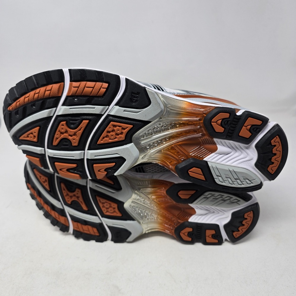 ASICS Gel-Kayano 14 Silver Piquant Orange Mens 11.5 Running Shoes  NEW - Picture 7 of 7